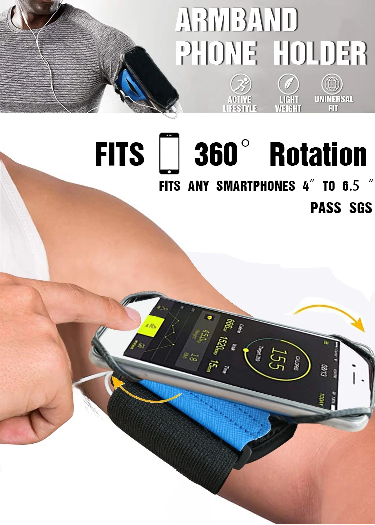 Adjustable Elastic Stretch Smartphone Armband Mobile Phone Holder Buy