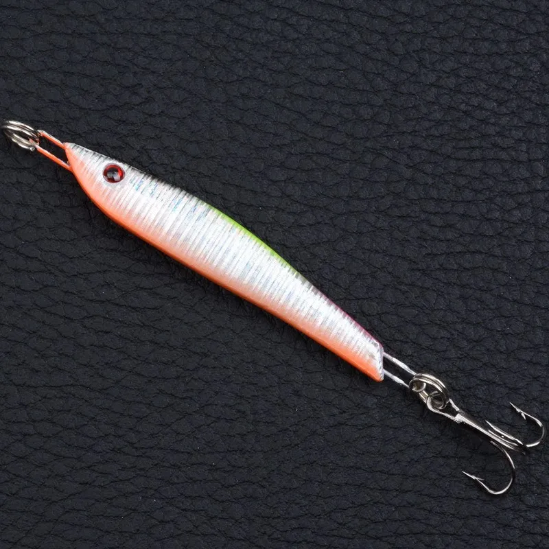 Hot 57mm 14.3g Stamping Foil Lures Metal Fishing Jig Metal Jig Lure