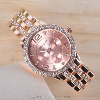 Geneva Foreign Trade The Men S Watch Rose Gold Diamond Studded Fashion Business Price Whole Watches Geneva Foreign Trade The Men S Watch Rose Gold Diamond Studded Fashion Business Price Whole Watches