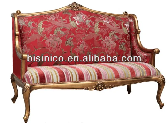 Elegant Spanish Style Living Room Furniture Set Antique Loveseat