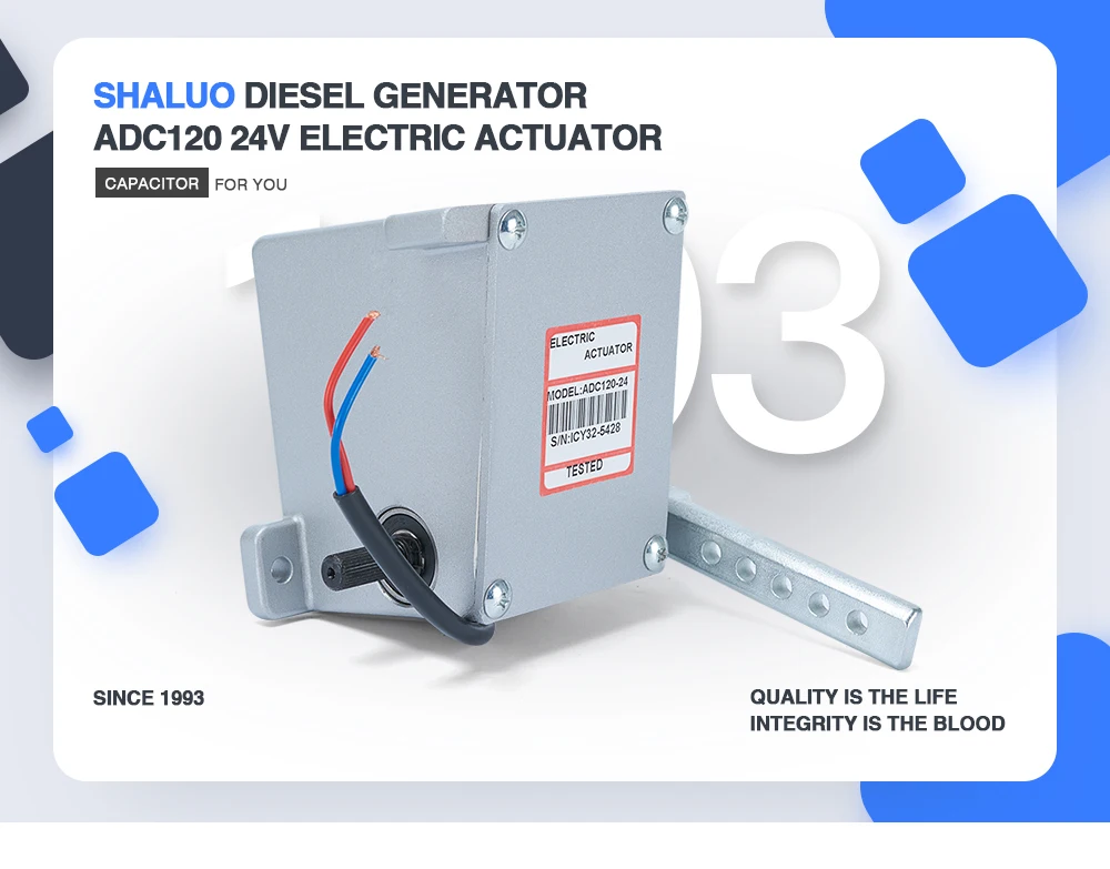 Diesel Generator Electronic Speed Governor Actuator ADC120 12V