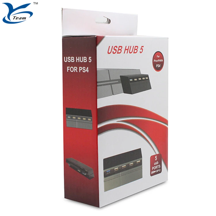 5 Port Usb Ps4 Hub Converter For Sony Playstation4 Console ...