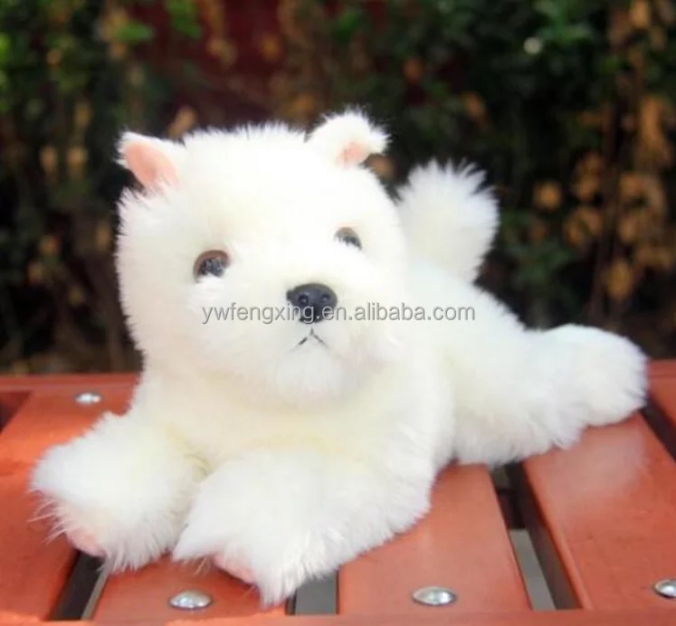 west highland white terrier stuffed animal
