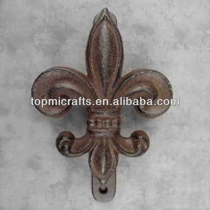 Fleur De Lis Large Cast Iron Door Knocker Fleur De Lis Large Cast Iron Door