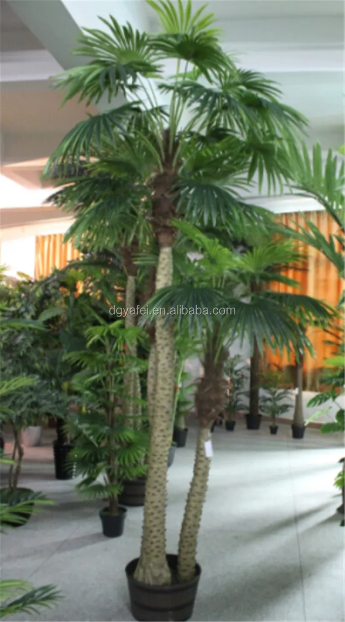 Eco Friendly Artificial Potted Palm Tree 3m Height Indoor