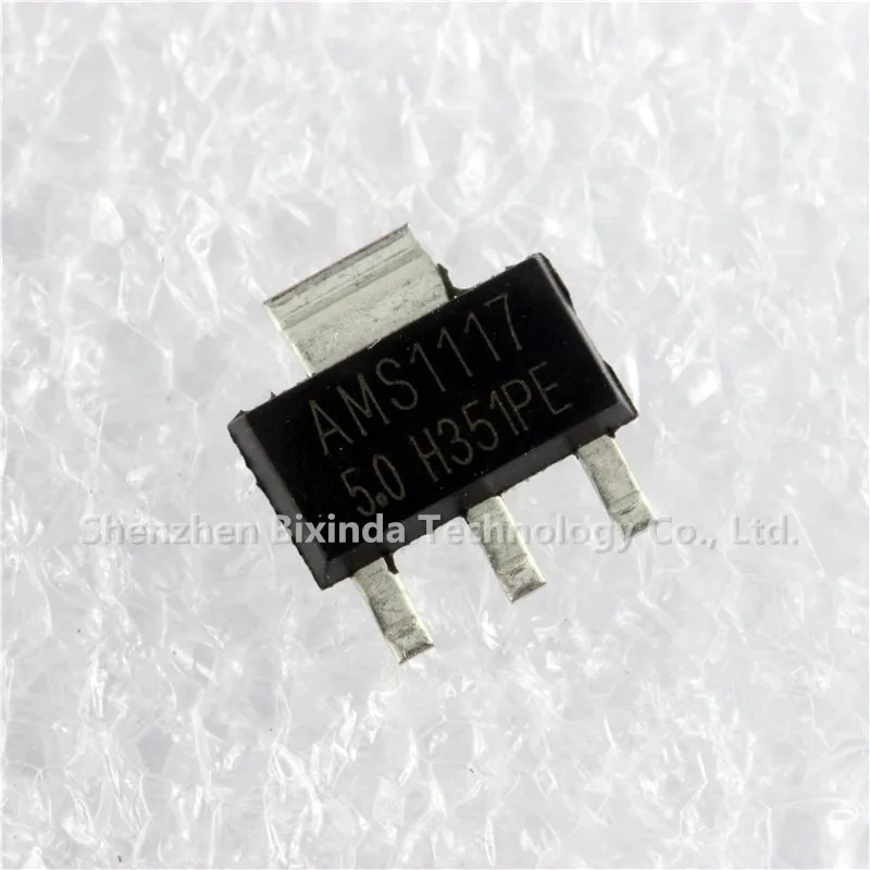 Power Ic Ams1117-5.0 Asm1117 Sot-223 1a Low Dropout Voltage Regulator ...
