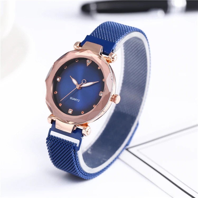 New Design TW100 Top Luxury Women Watch Magnet Buckle Milan Mesh Strap Diamond Fancy Female Wristwatch