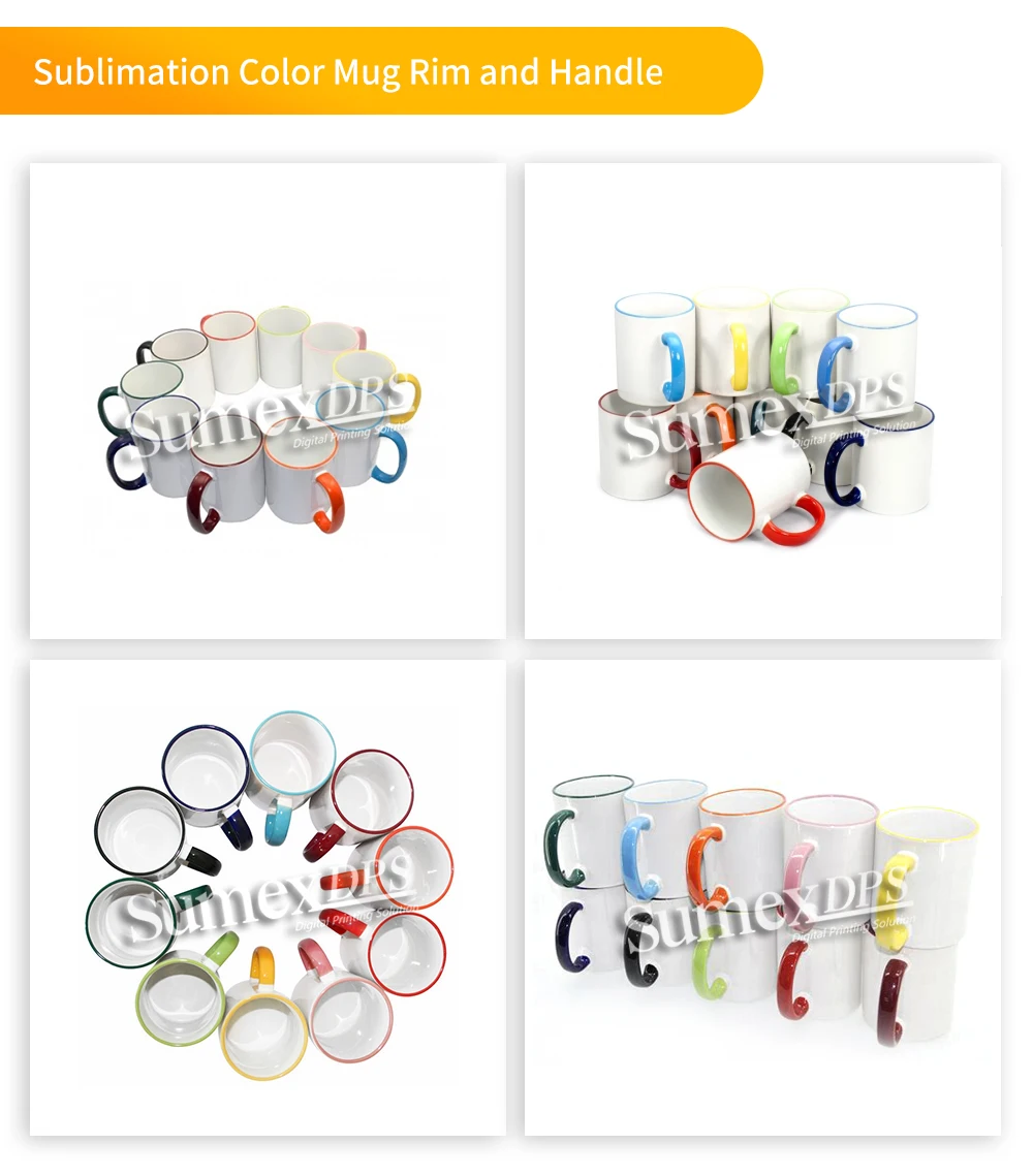 Rim color mug