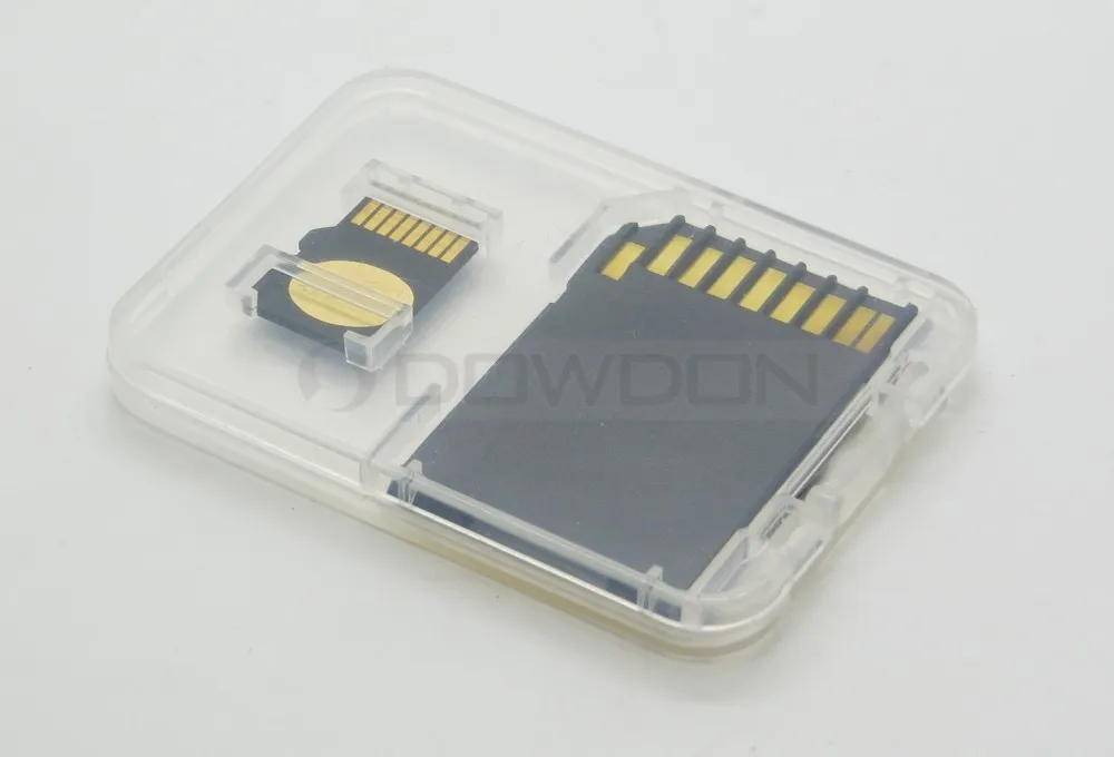 Memory Card Holder Case For Standard Sdhc Tf Sd Card Adapter Micro Sd