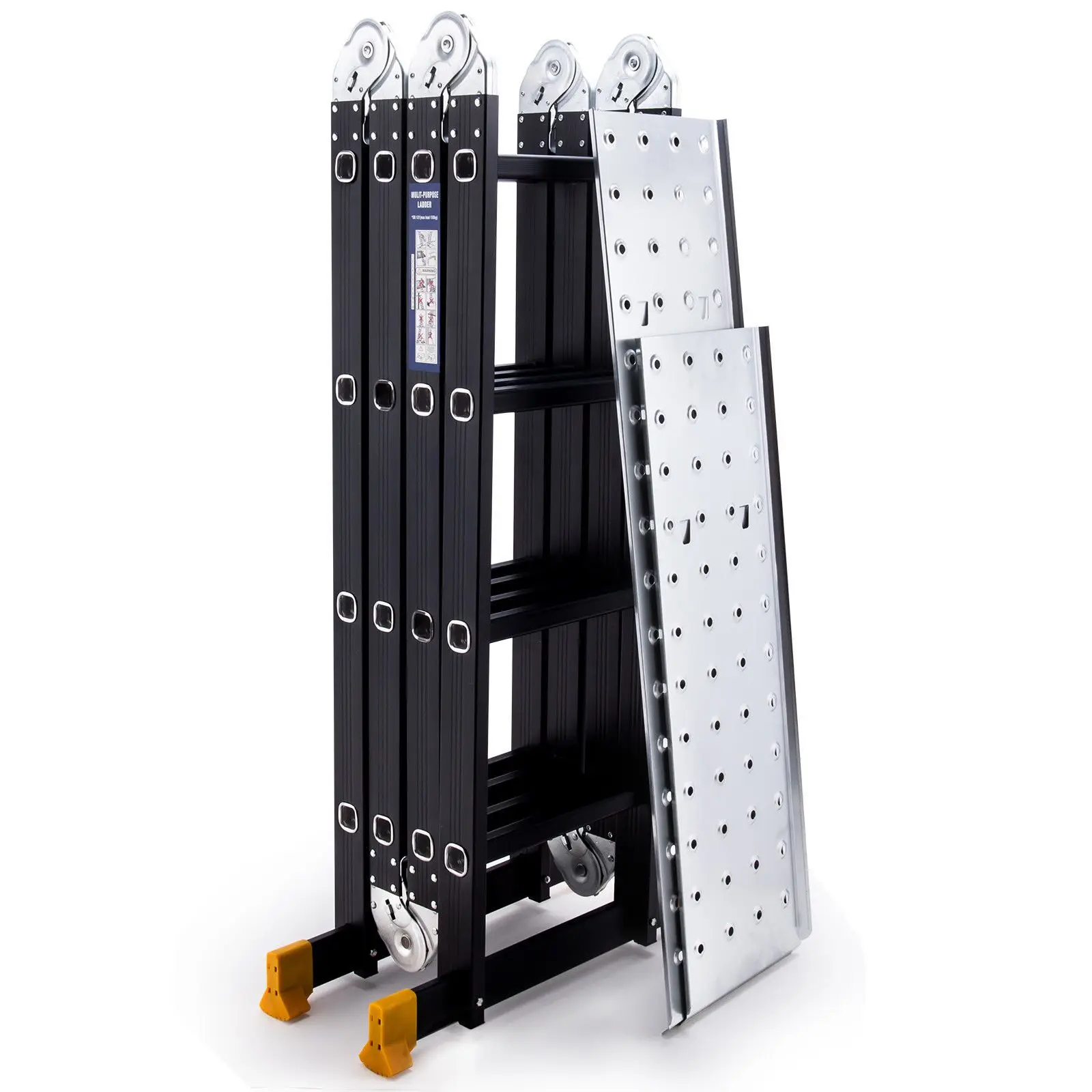 Multifunction Step Ladder H Type Aluminum Telescopic Safe Scaffolding ...