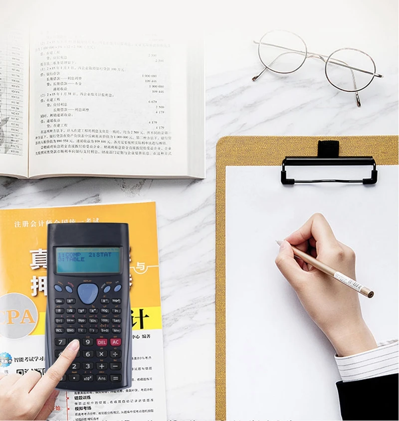 Fraction Function Electronic Calculator with Backlight