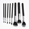 Professional Private Label Oem Kabuki Make-Up 8Pcs Makeup Make Up Cosmetic Brush Set With Bag