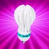 Lotus energy saving lamp 85 watt beautiful flower CFL bulb fluorescent light
