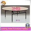 Hotel Folded Round Wooden Banquet hotel Table JH-T2