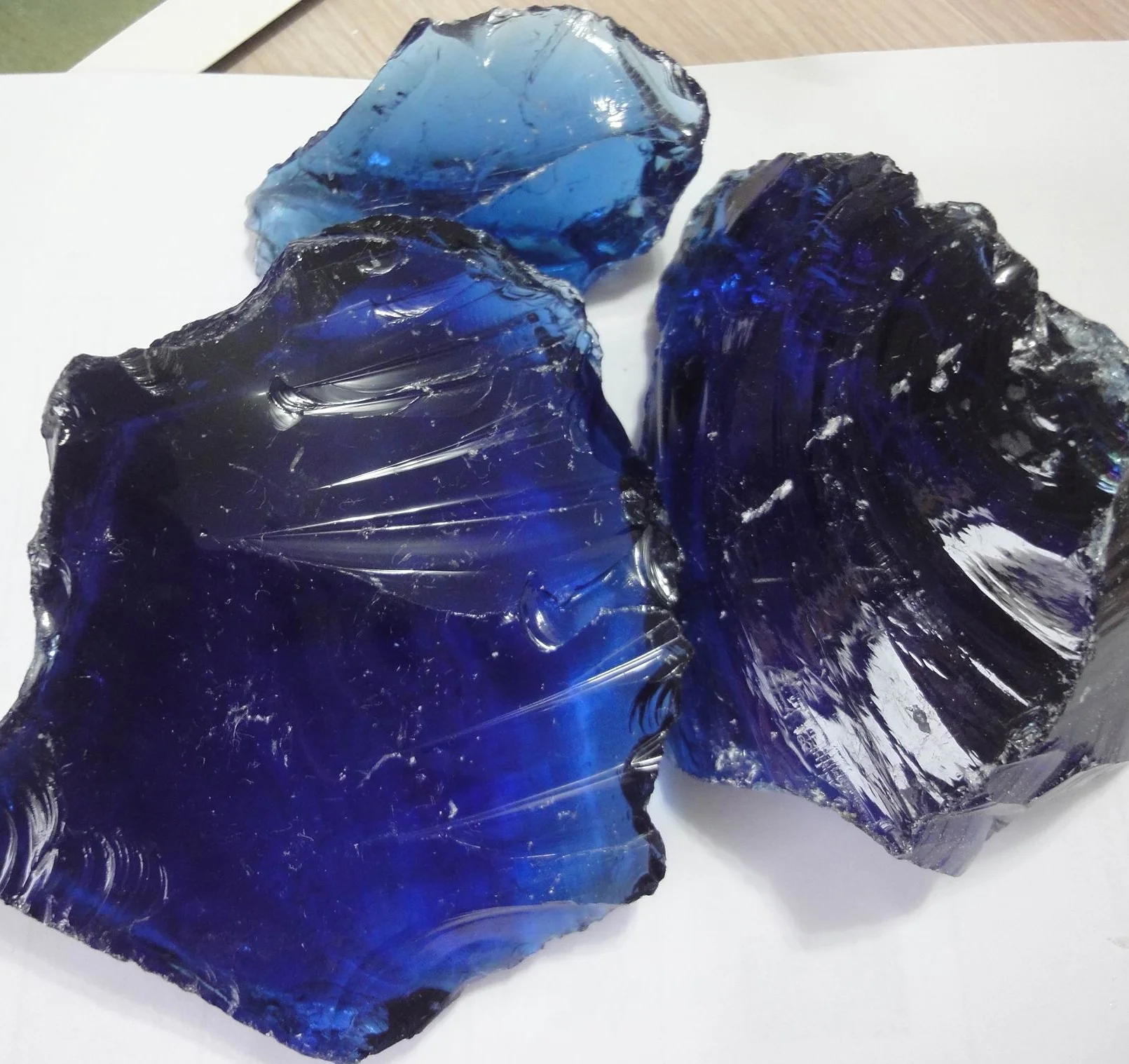 landscaping colored slag glass rocks for garden and project