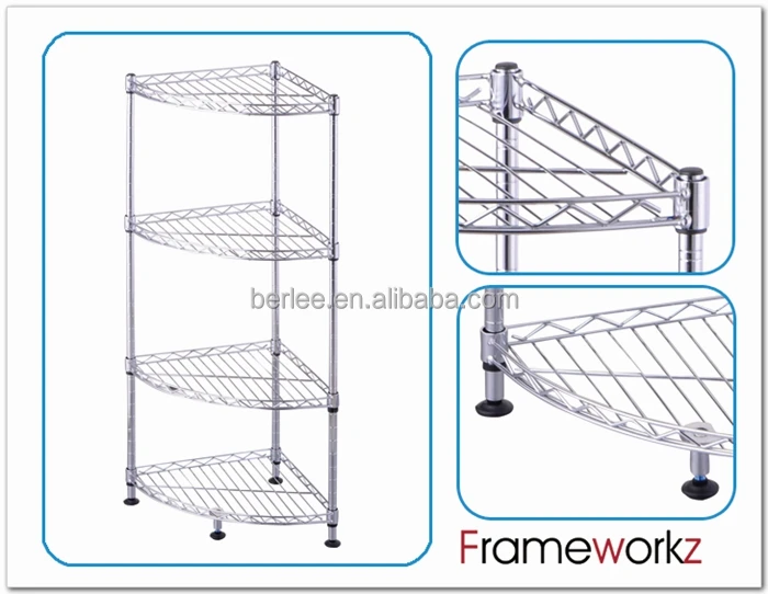 Bathroom Storage 4 Tier Wire Metal Corner Shelf Bathroom Storage 4 Tier Wire Metal Corner Shelf Product Description 900403 Detail Fw Jpg