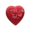 Wholesale custom luxury flower decoration heart shaped date gift packaging box