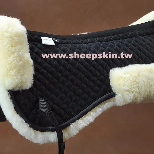 Horse western sheepskin saddle pad wholesale