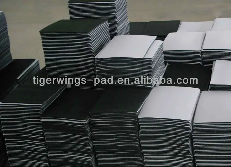 Natural rubber mouse pad rolls raw material