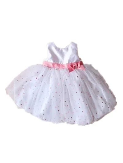 1 year old baby girls white sleeveless vestidos dress christmas prom wedding party dresses for toddler