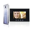 Picture memory and name holder multi-unit multi apartment audio video intercom system