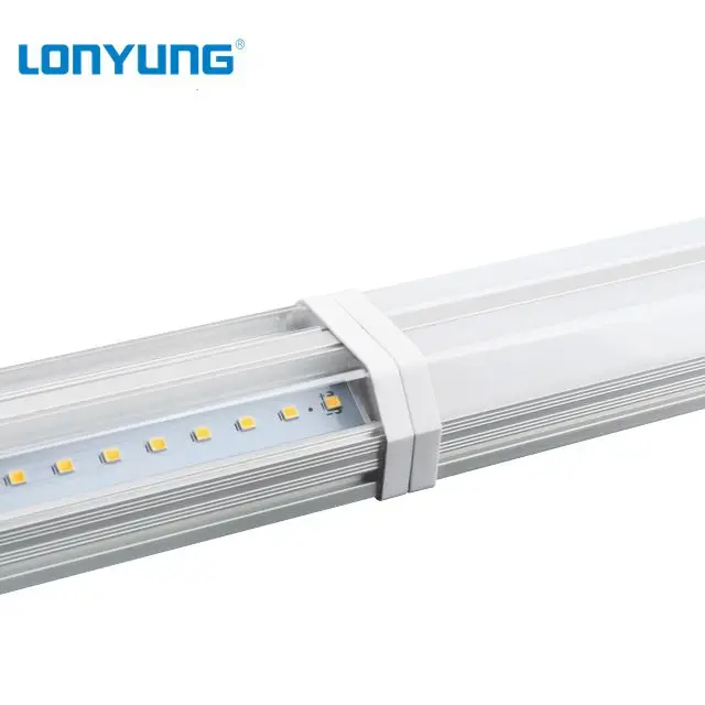 Linkable ETL DLC SAA T5 led batten light linear, 4Ft - 8ft 30W 60W Dimmable T5 led integrated double Tube Lights
