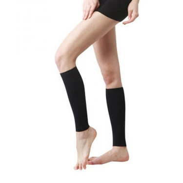 OEM Welcomed Calf guard Cotton spandex compression running leg sleeves