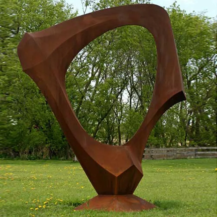 ASTM A36 A572 Bahçe Corten Çelik Heykel