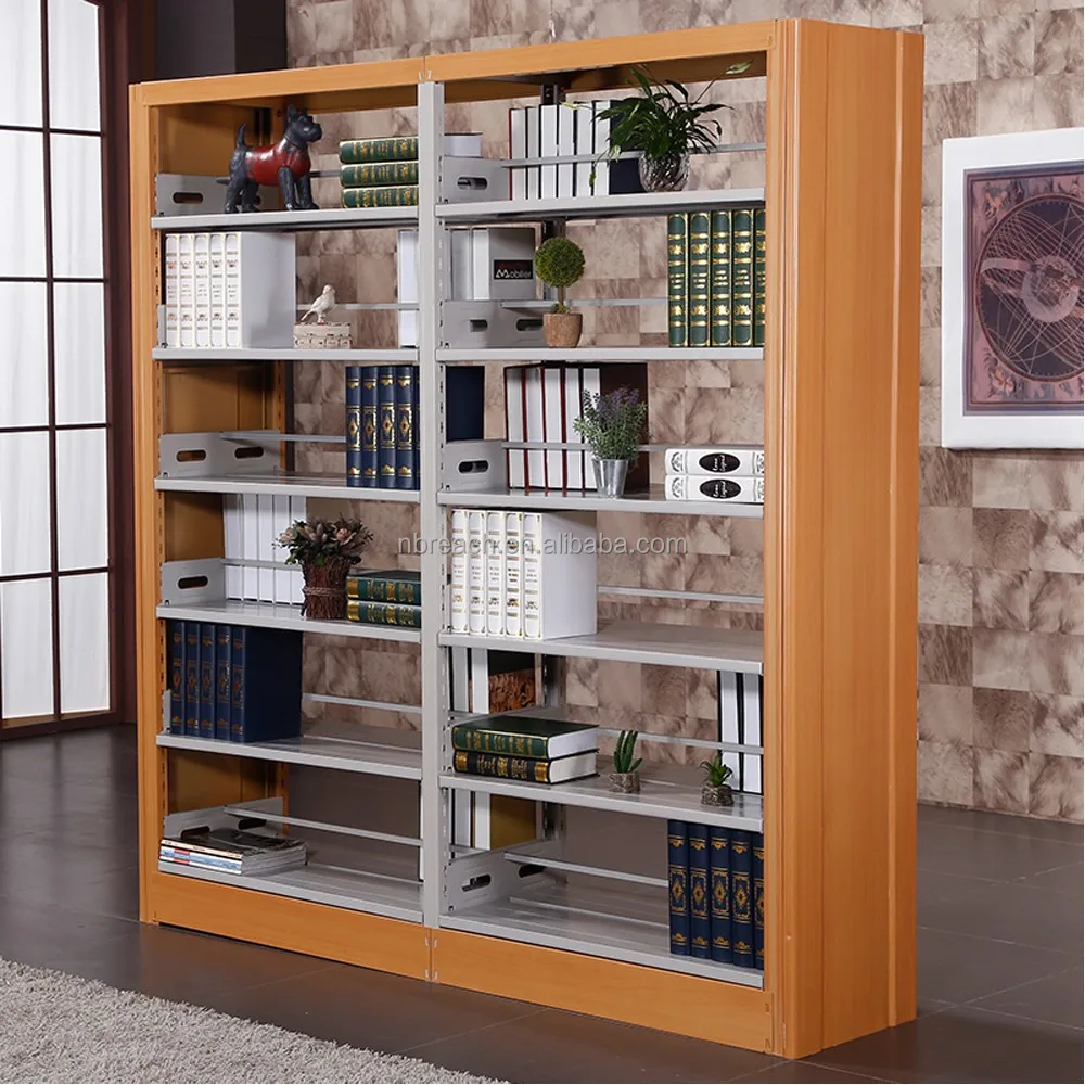 De alta calidad y la biblioteca de la Escuela de acero de estantería de