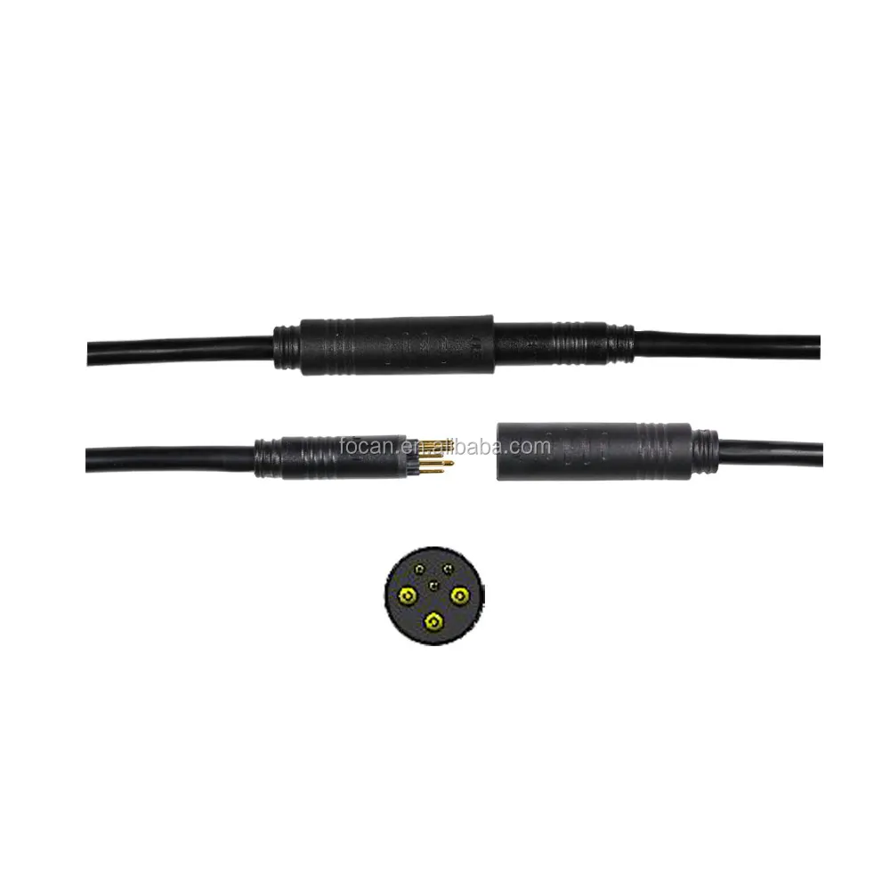 2pin3pin4pin5pin Waterproof Connector For Ebike Light Throttle Ebrake Display Ebike Parts Ebike