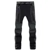 Sidiou Group Outdoor Sport Softshell Trekking Pants Women Windproof Waterproof Warm Climbing Pants Hiking Ski Trousers Men