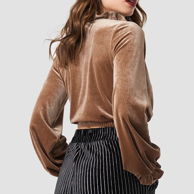 womens velvet holiday tops