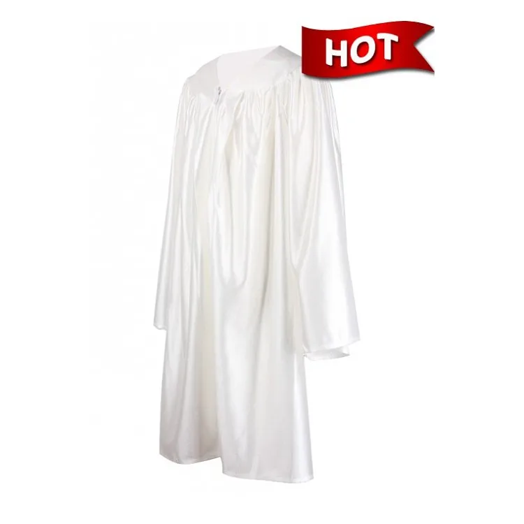 White Children Generous Back And Side Pleats Church Choir Robes Buy