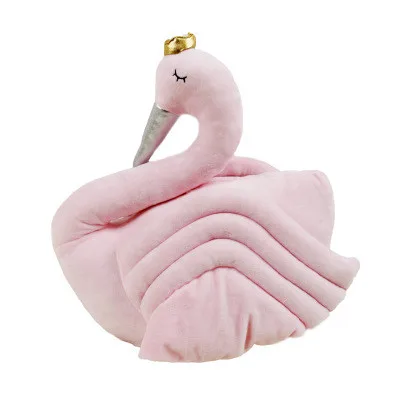 pink swan soft toy