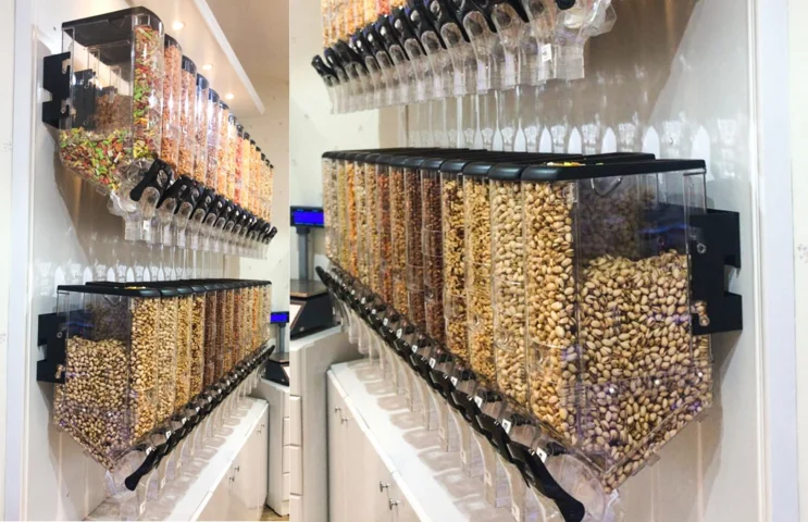 2019 Commercial Dry Food Dispenser Gravity dispenser grain dispensers