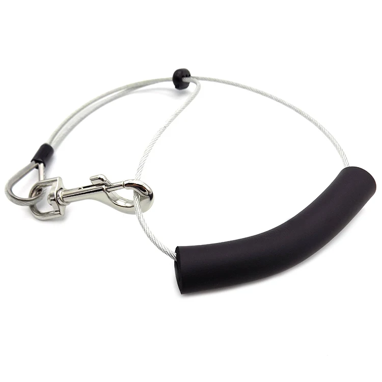 2.0mm Clear Vinyl Coated Custommade Tie Out Cable Dog Slip Rope Leash