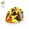 wholesale & retail pear cut yellow children jewellery loose cubic zirconia rough gemstone prices