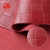 Stock Discount Price Embossed Microfiber faux Leather for shoes, business shoes and bags, wallets