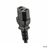 10A EU UK USA AU VDE UL Approval 2 3 Pin IEC C13 C14 Male Connector End Extension Cord Electric Cable Computer Power Female Plug