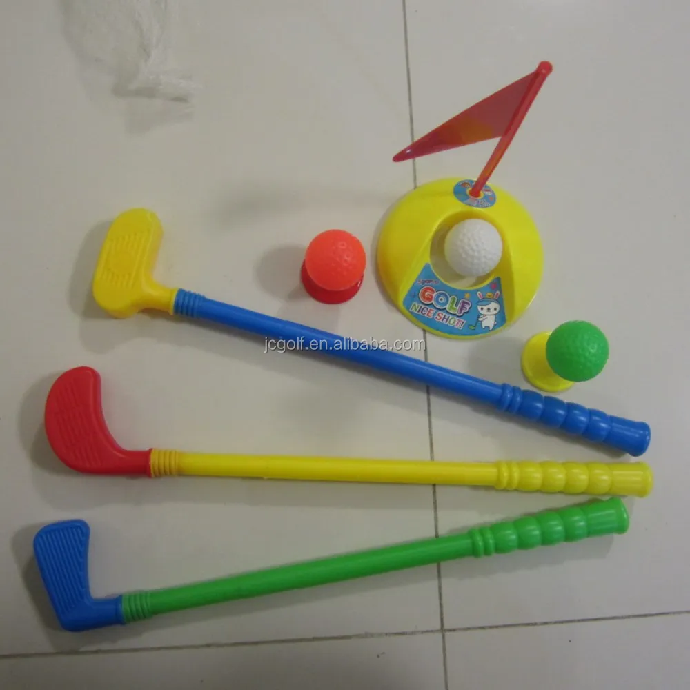Wholesales Kids Children Plastic Golf Club Set Toy Buy Plastic Golf