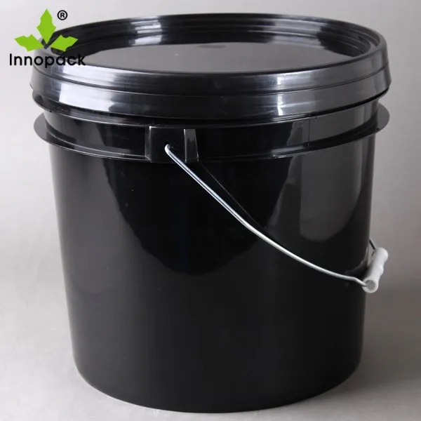 Download Innopack 10l Empty Paint Buckets For Sale Plastic Black Bucket - Buy Black Bucket,Bucket Plastic ...