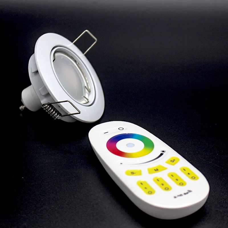 2.4G multi color gu10 spot light 4W gu10 coloured lighting spotlight rgbw milight