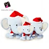 Christmas gift stretch soft plush stuffed elephant toys
