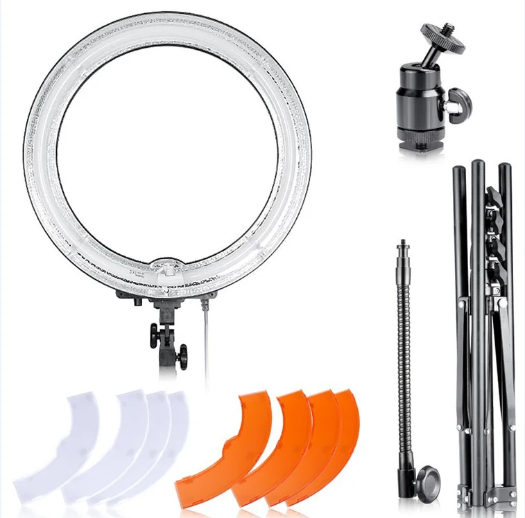 Rl18 Camera Photography Ring Light Led Bulb Compact Fluorescent Studio