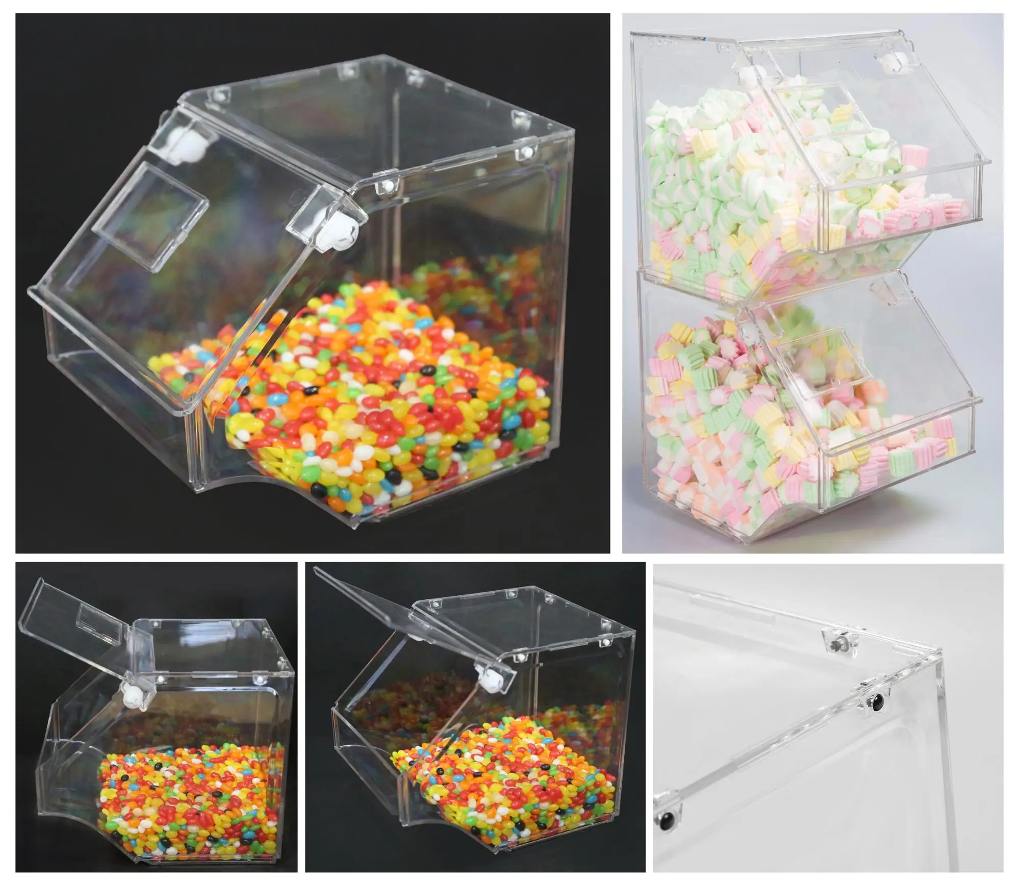 Acrylic Candy Bins Wholesale Acrylic Candy Dispenser With Scoop Buy