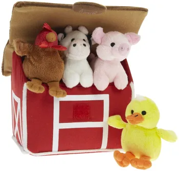 stuffed farm animal set