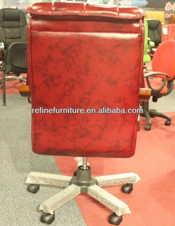 Wooden Arms Luxury Leather Office Chair Rfb009 Buy Luxury Office