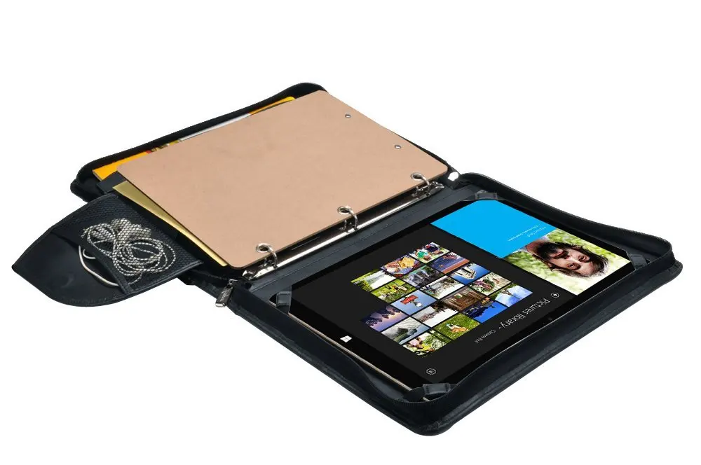 three ring binder with clipboard