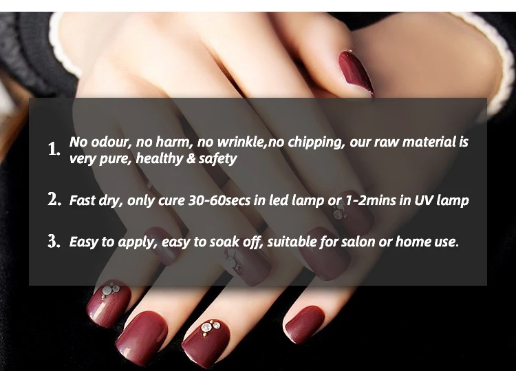 Oem Private Label Double Shine Uv Nail Gel With 10Ml 15Ml 20Ml Bottles