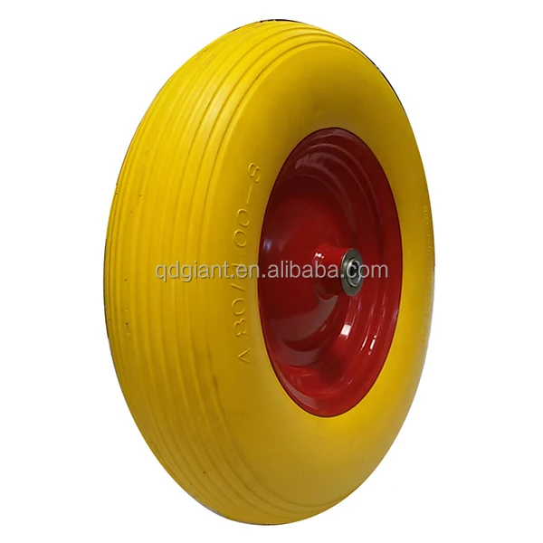 4.00-8 anti-puncture PU foam wheel for wheel barrow